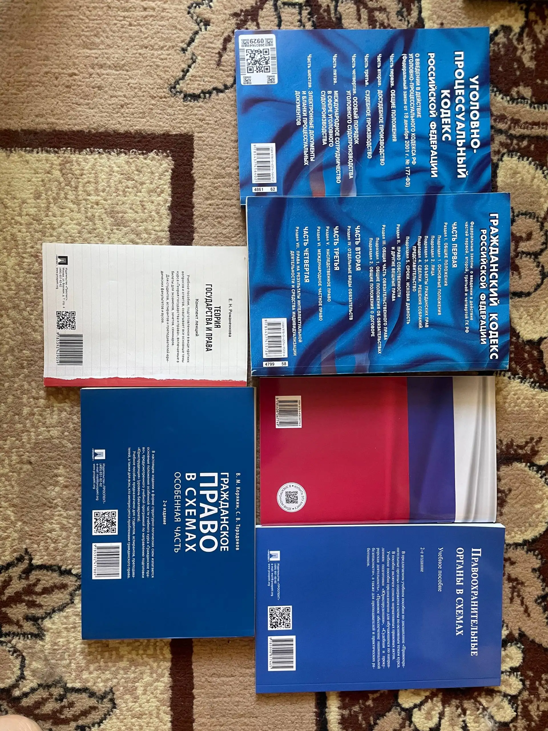 Книги по юриспруденции 6 шт - Барахолка в Барнаул