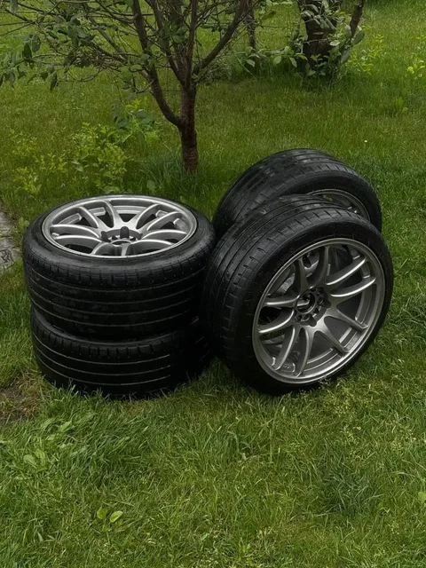 Продам диски Work CR-Kai R18 с резиной - Шины в Барнаул