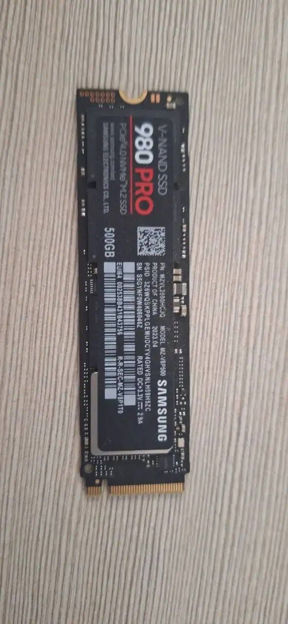 SSD Samsung 980 PRO 500Gb - Комплектующие ПК (Электроника) в Барнаул