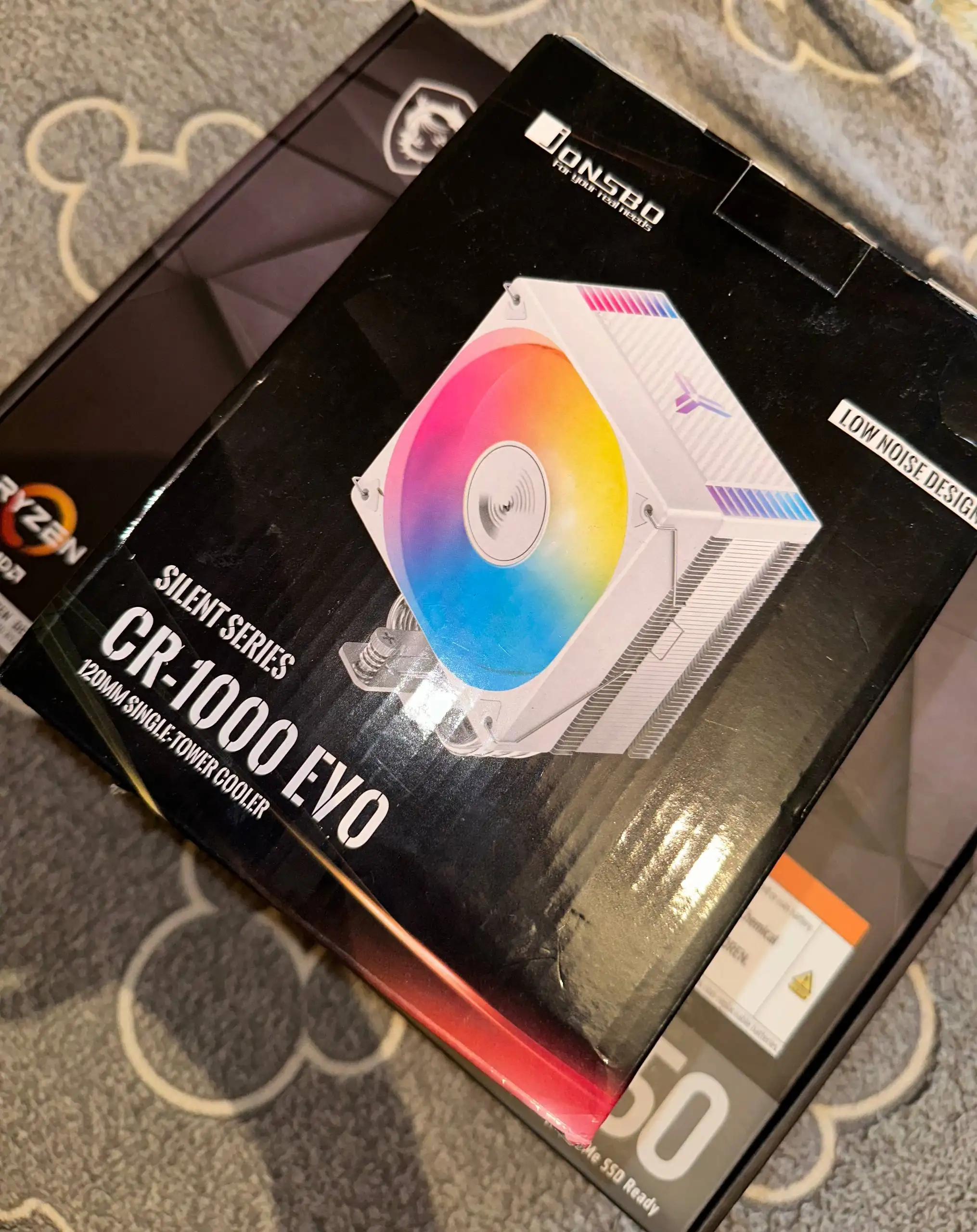 Продажа комплекта: материнская плата B550 Gaming Plus, процессор 5600X, кулер CR-1000 EVO - Комплектующие (Электроника) в Барнаул