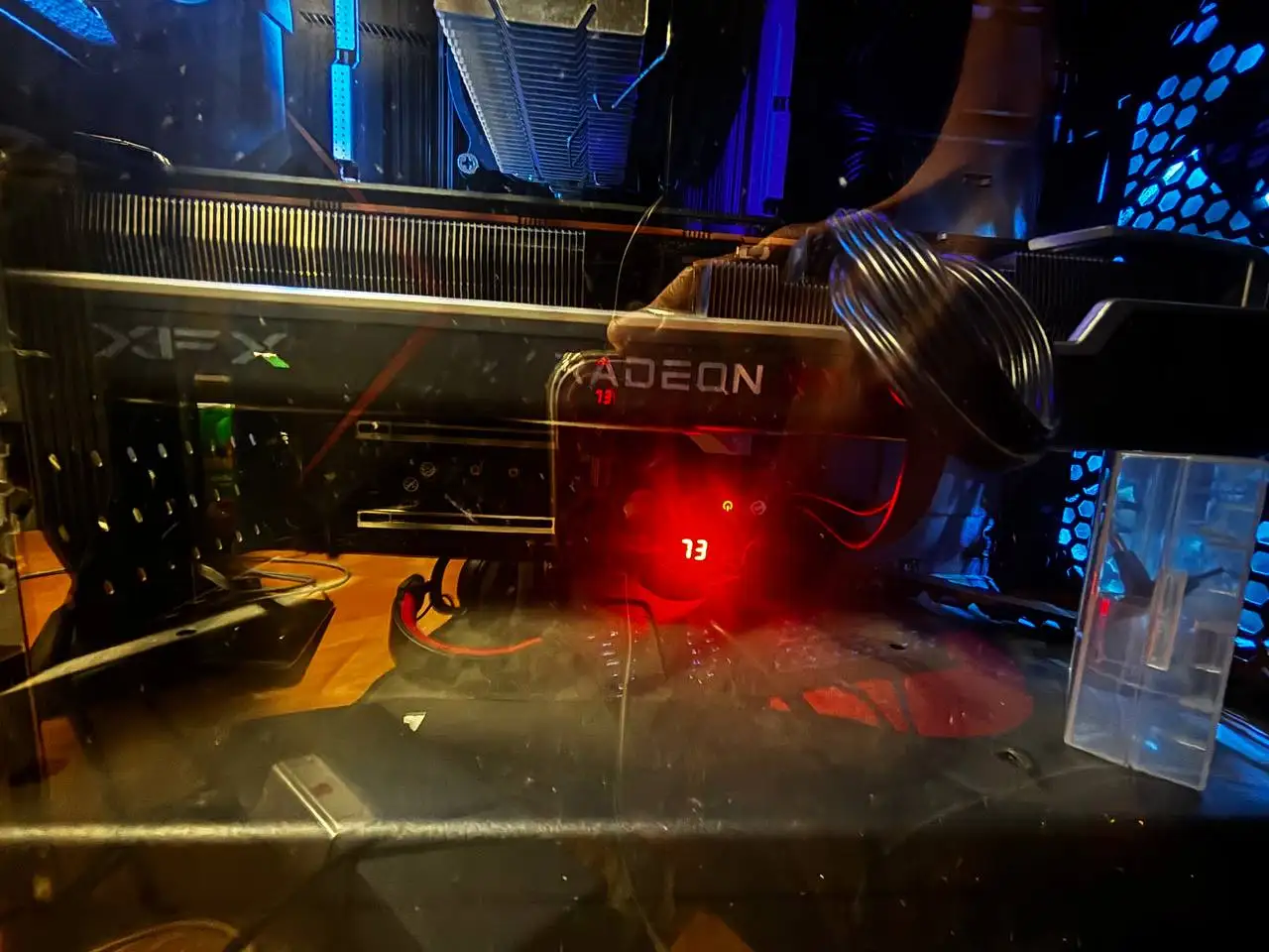 Продам видеокарту RX 6700 XT XFX 12gb - Видеокарты (Электроника) в Барнаул