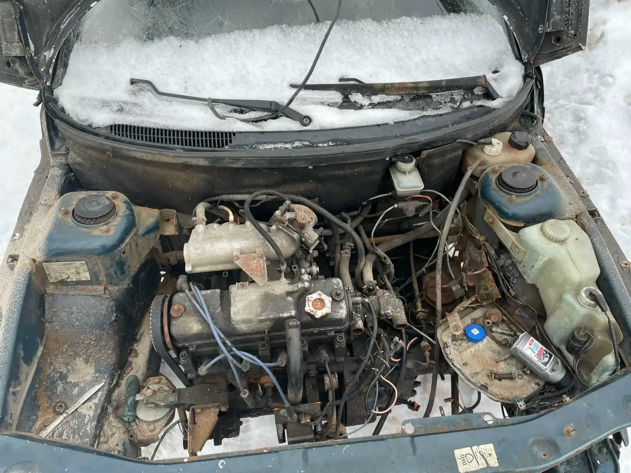 Мотор КПП частично разобранный - Двигатели и КПП (Запчасти) в Ярославль