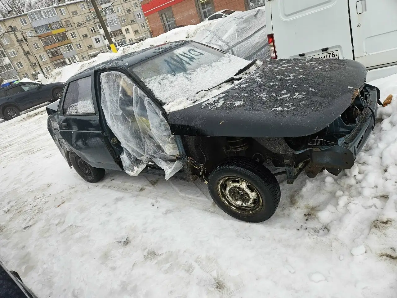 Мотор КПП частично разобранный - Двигатели и КПП (Запчасти) в Ярославль