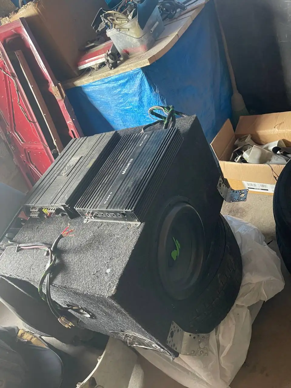 Продажа автозапчастей: рейлинги, сабвуфер с усилителем, ковш - Автозапчасти (Запчасти) в Иркутск