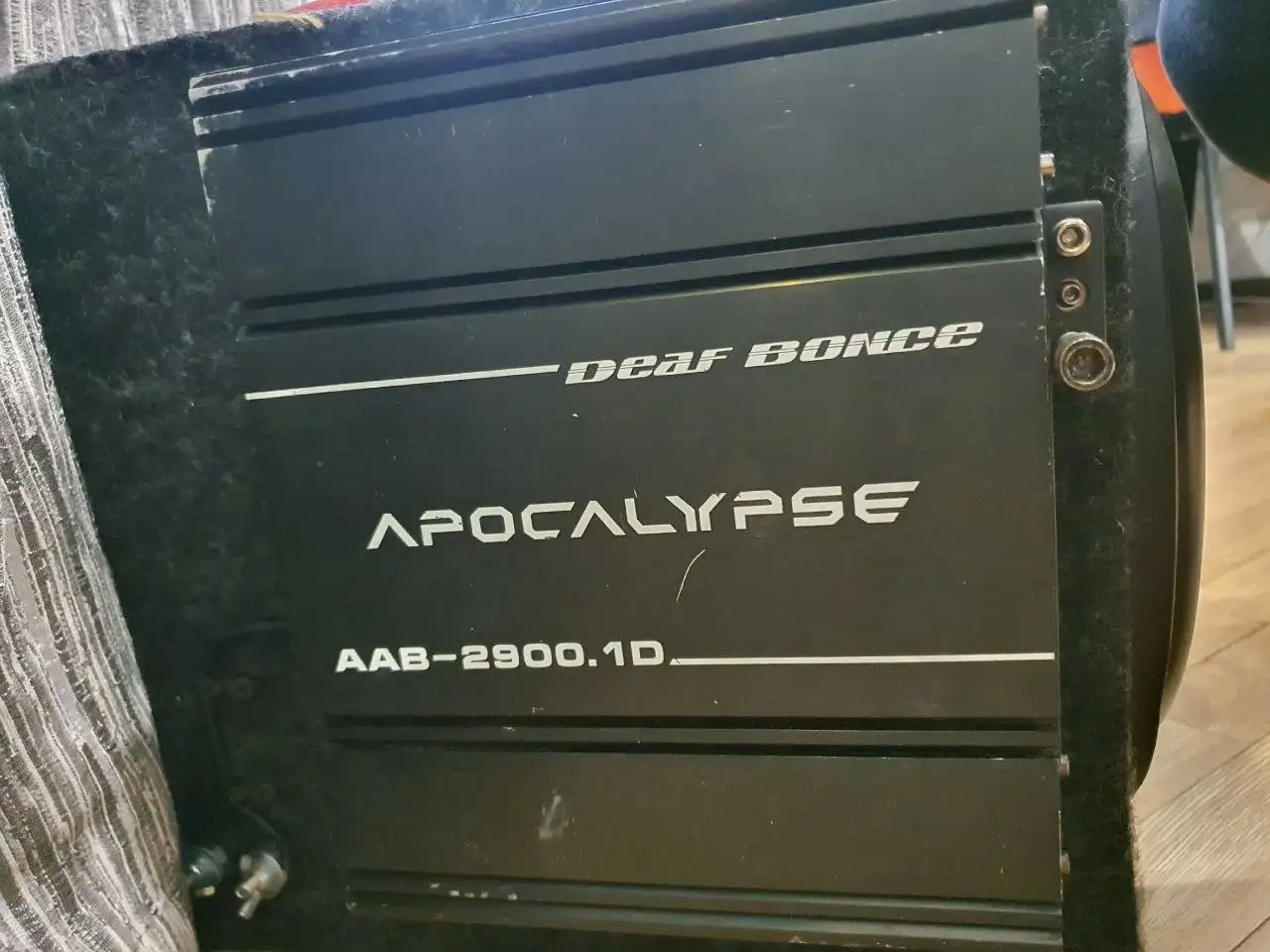 Продам сабвуфер Deaf Bonce Machete Fight S с моноблоком Apocalypse 2900.1 - Автозвук (Авто) в Иркутск