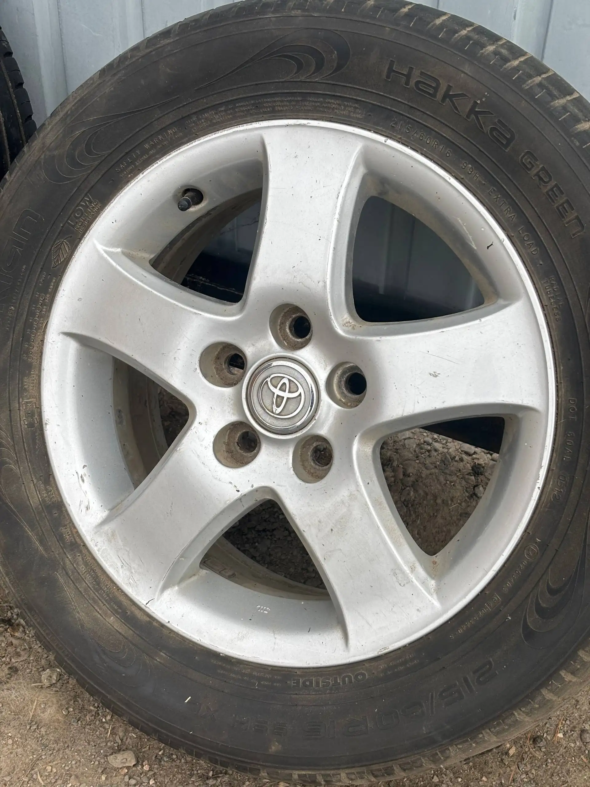 Продам диски с ходовой сверловкой 5.114.3 оригинальные r16 с TOYOTA CAMRY ACV30 - Запчасти (Авто) в Иркутск