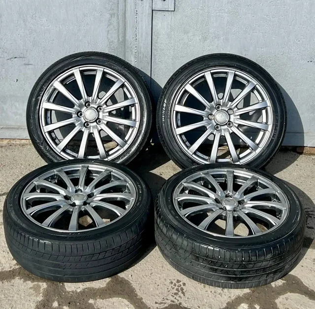 Продам комплект колес R17 на летней резине Dunlop 215/45/17 - Магнитолы в Иркутск