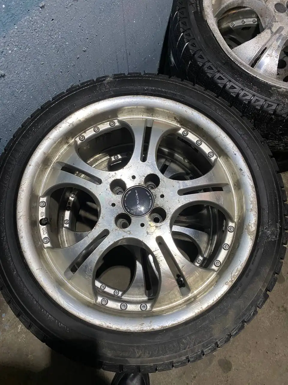 Продам диски с резиной R17 4x100 - Запчасти (Авто) в Иркутск