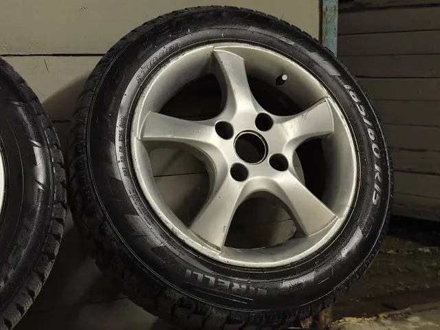 Литые диски с зимней резиной Pirelli на Mitsubishi Lancer 9 - Авто в Иркутск