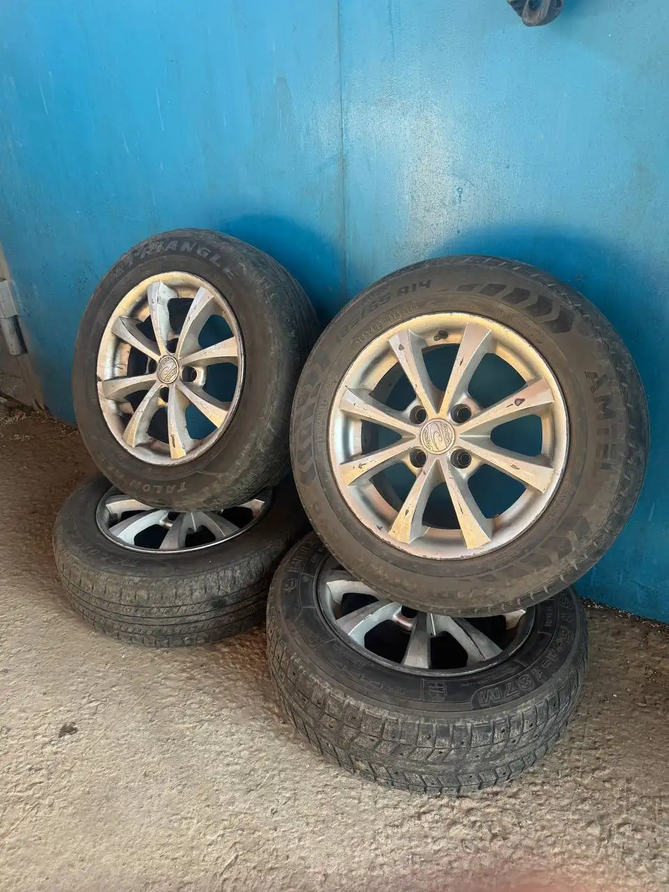 Продам колеса в сборе R14 4x100 - Колеса и шины (Авто) в Иркутск