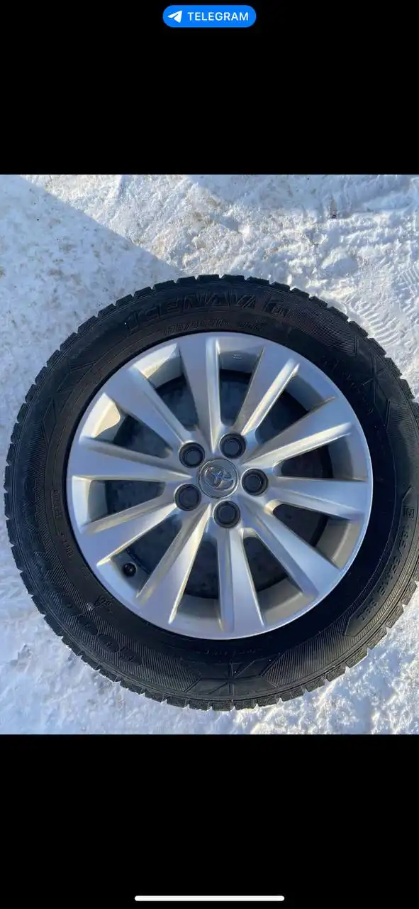 Комплект колес Toyota оригинал с резиной GoodYear 185/65/15 - Запчасти (Авто) в Иркутск