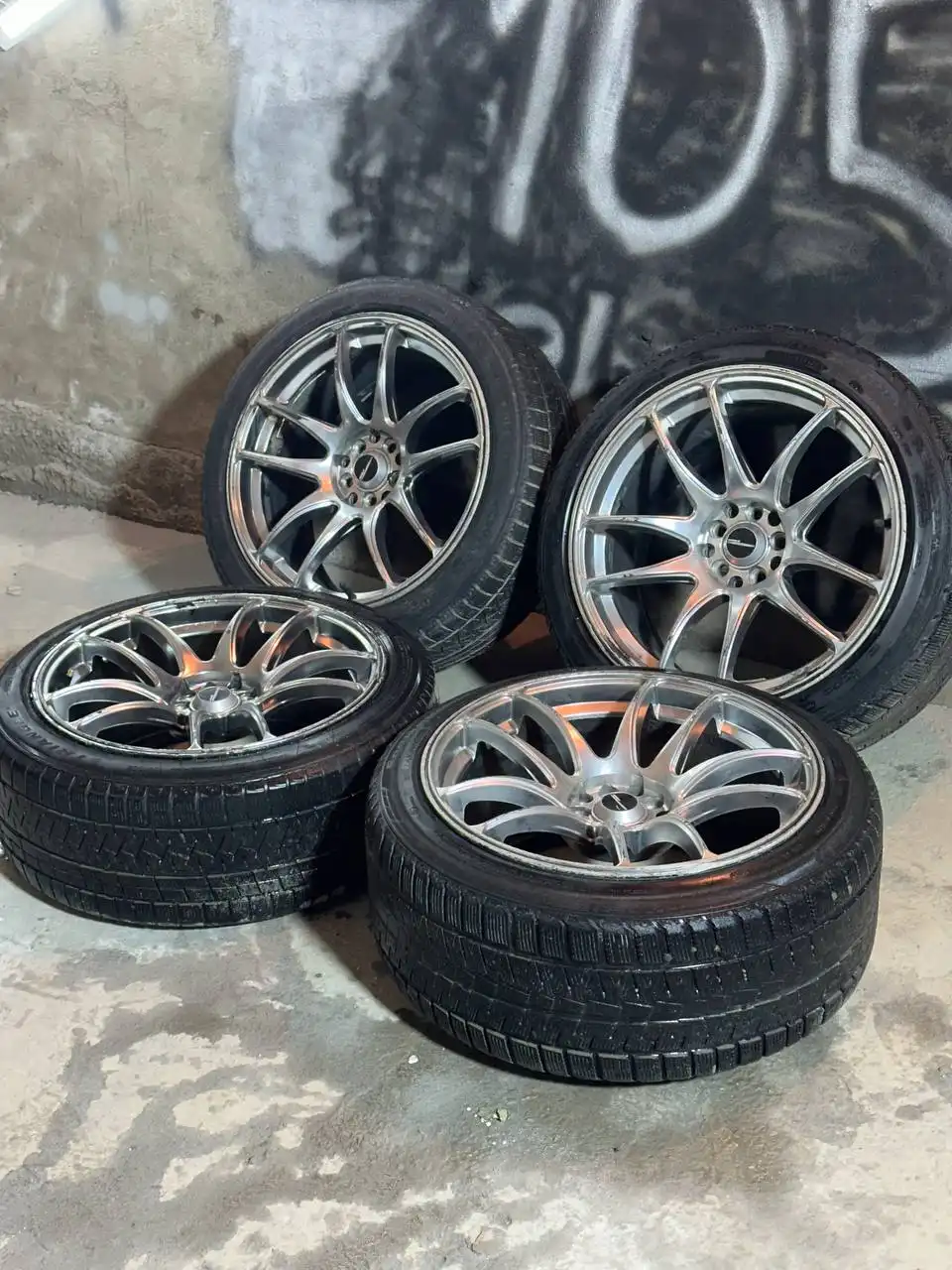 Продажа дисков Work Emotion CR-Kai на зимней резине - Запчасти (Авто) в Иркутск