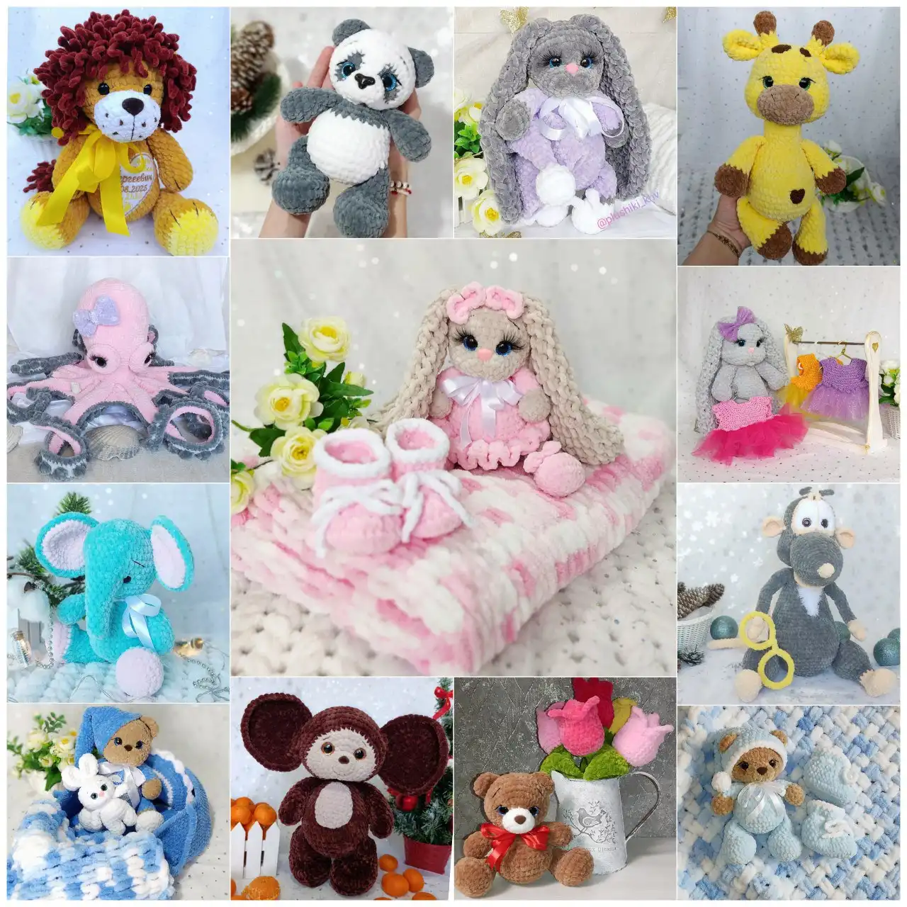 Вязаные игрушки ручной работы с вышивкой - Рукоделие (Хобби и отдых) в Хабаровск