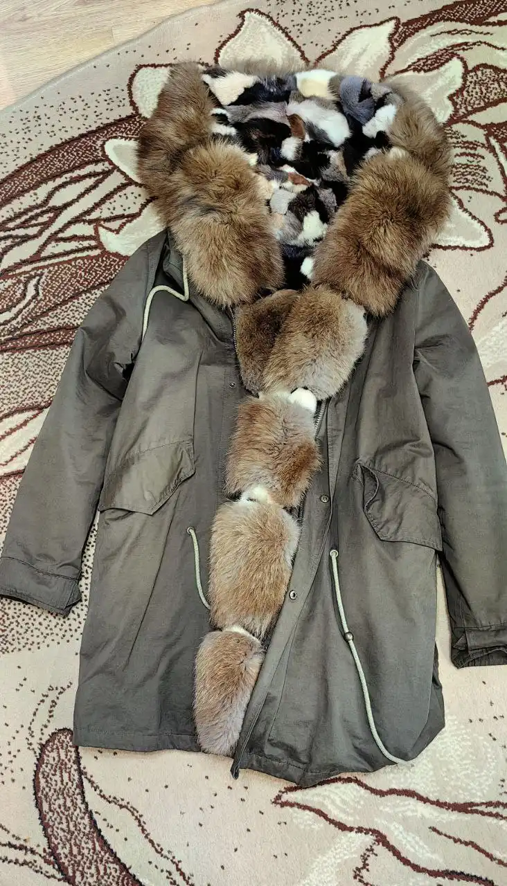 Куртка с отстегивающейся подкладкой, размер 44-46 - Верхняя одежда (Одежда) в Хабаровск