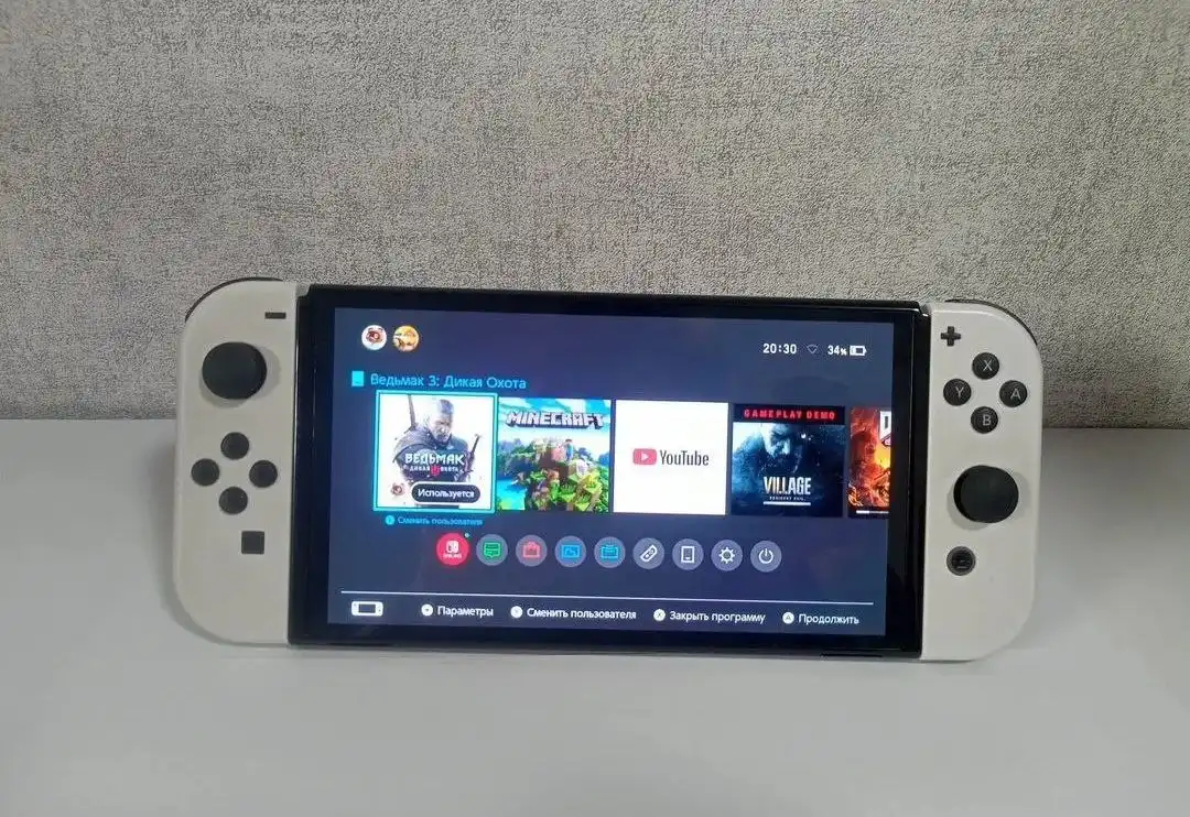 Продам Nintendo Switch OLED прошитую - Игровые консоли (Электроника) в Хабаровск
