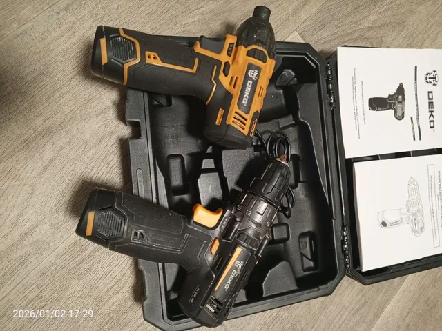 Продается дрель-шуруповерт мощный с полной комплектацией - Барахолка в Хабаровск
