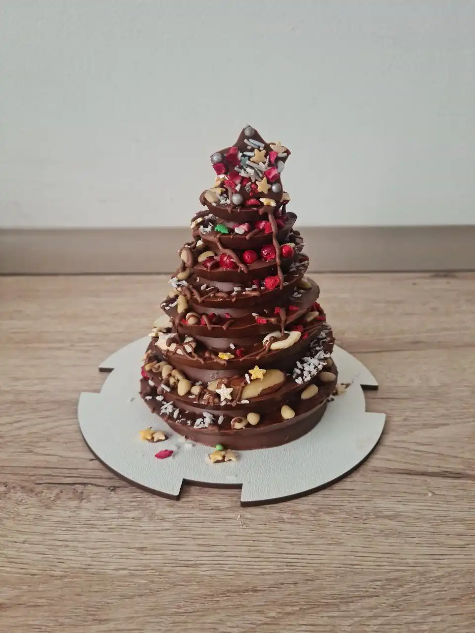 Мастер-класс по созданию 3D ёлочки из шоколада