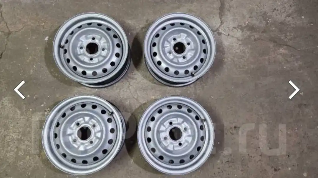 Штампованные диски R14 4x114 Nissan из Японии - Диски (Авто) в Хабаровск