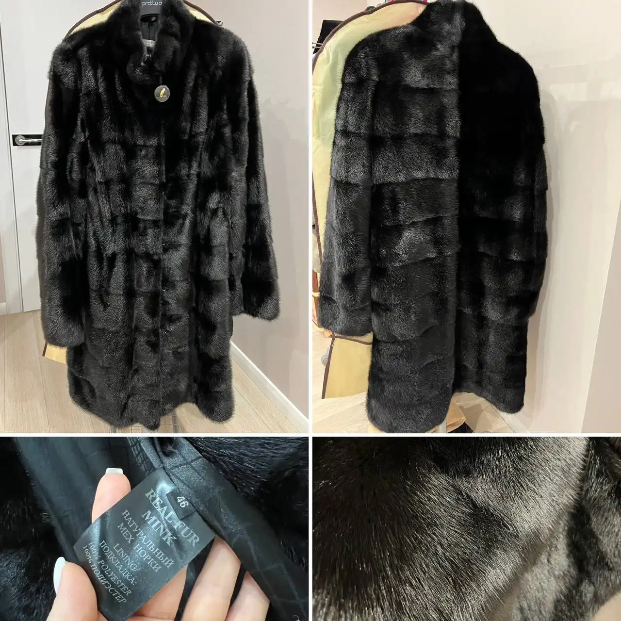 Продам норковую шубку поперечку черного цвета - Верхняя одежда (Одежда) в Хабаровск