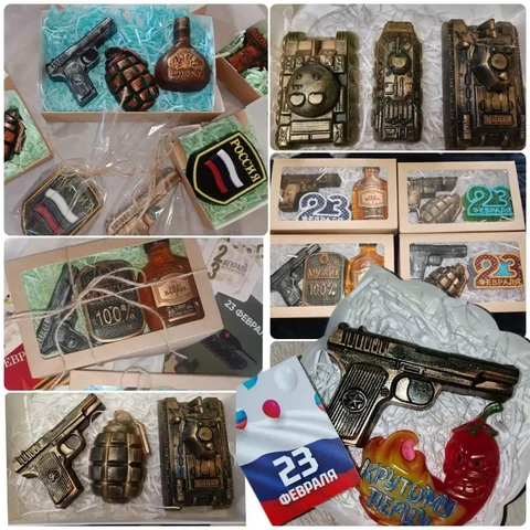 Подарки на 23 февраля: мыло ручной работы - Сувениры в Хабаровск