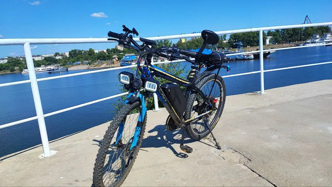 Продам мощный электробайк: 55 км/ч и 80 км хода - Электробайки (Авто) в Хабаровск