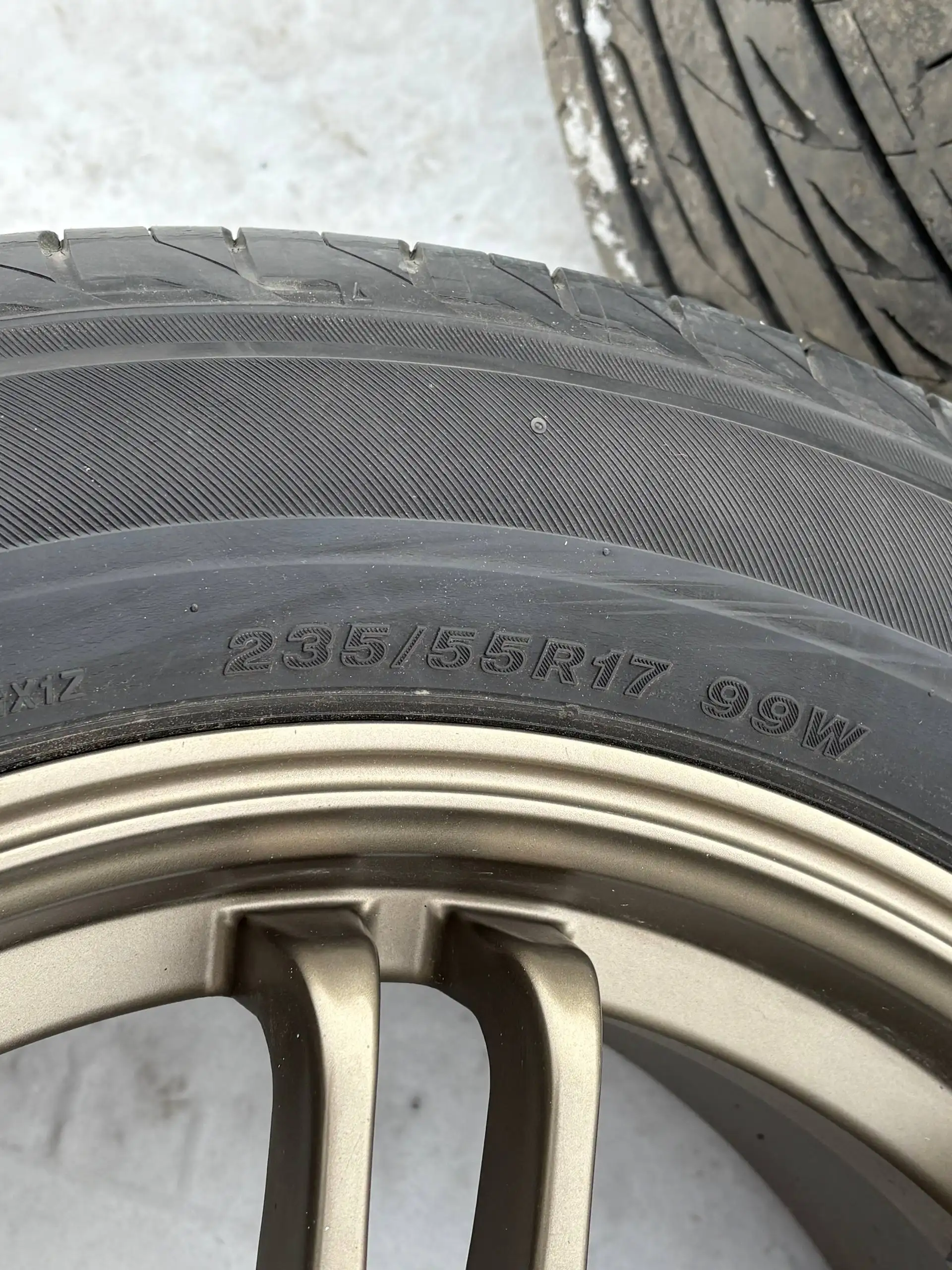 Комплект колес R17 с летней резиной - Колеса и диски (Запчасти) в Хабаровск