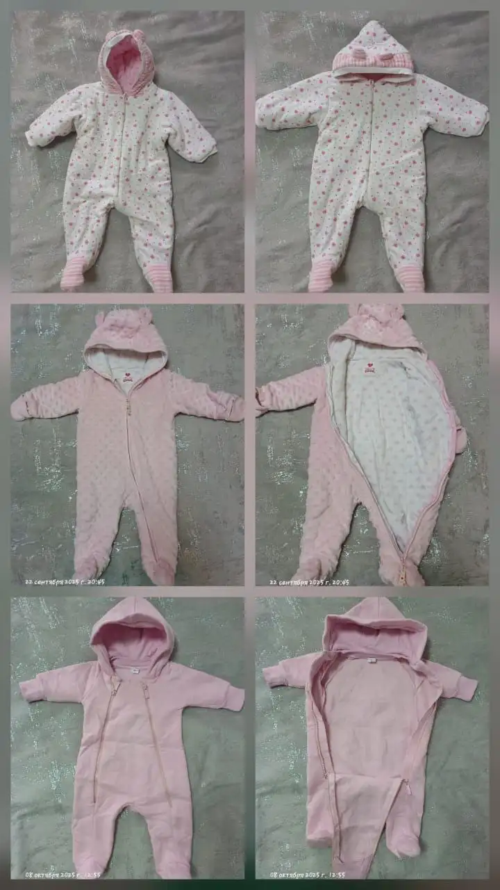 Детские комбинезоны на весну размеры 62-70 - Одежда для детей (Товары для детей) в Хабаровск