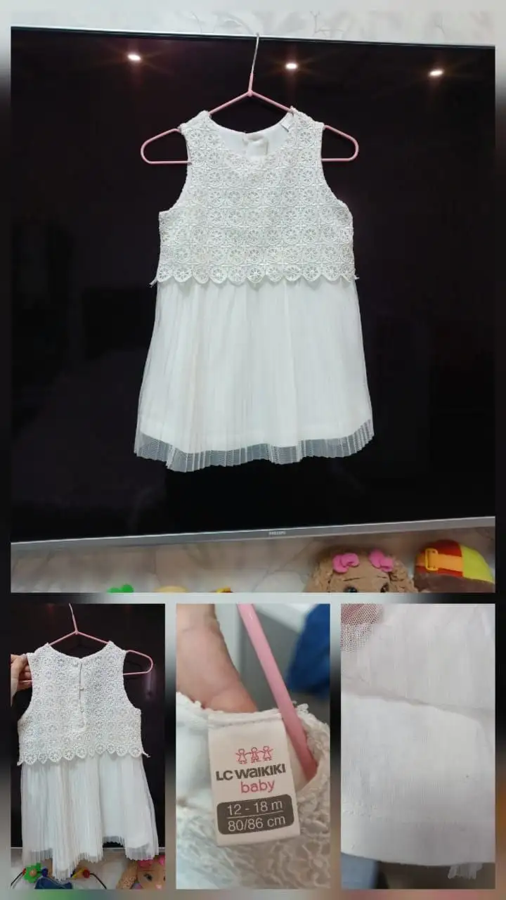 Платье для девочки на 1-1.5 года - Детская одежда (Товары для детей) в Хабаровск