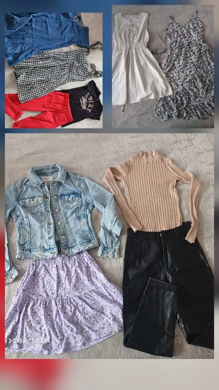 Отдам вещи на худенькую девушку/подростка за коробку чокопая - Одежда в Хабаровск