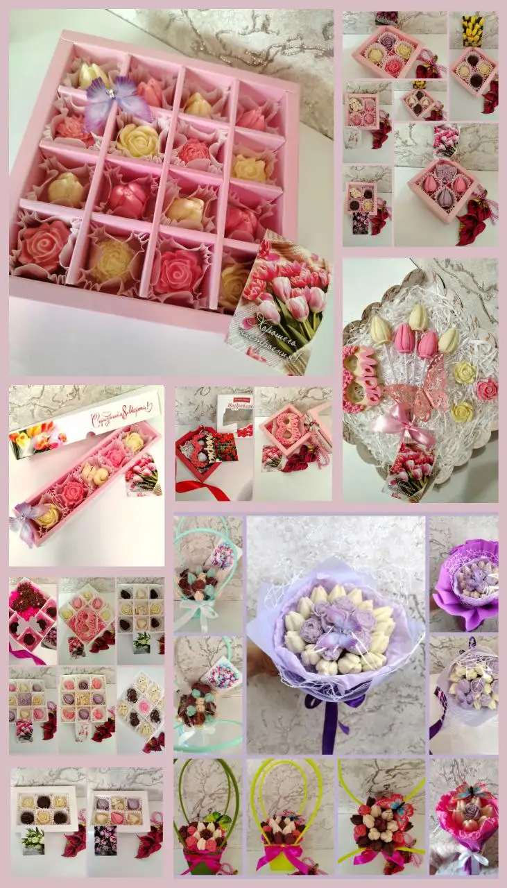 Наборы и букеты из шоколадных конфет к 8 марта - Подарки (Товары для детей) в Хабаровск