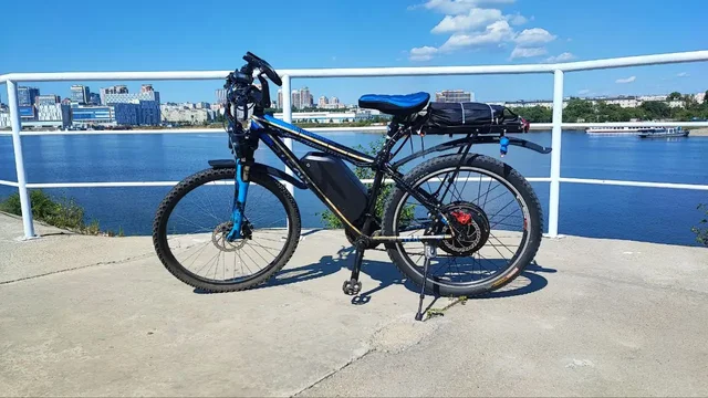 Продам электровелосипед с максимальной скоростью 55 км/ч - Электровелосипеды в Хабаровск