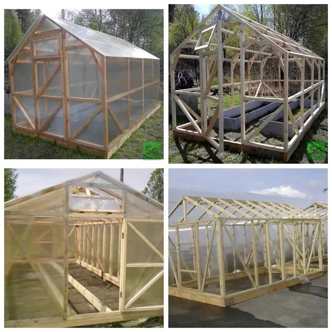 Теплицы из бруса для дачного сезона - Кухонная техника в Хабаровск