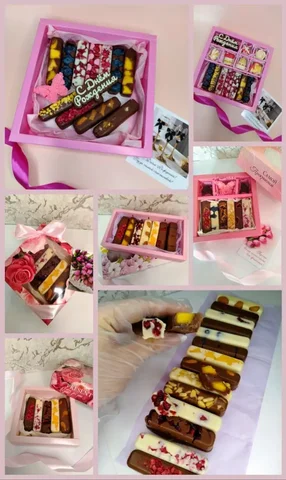 Шоколадные батончики с фруктами и орешками - Рыба в Хабаровск