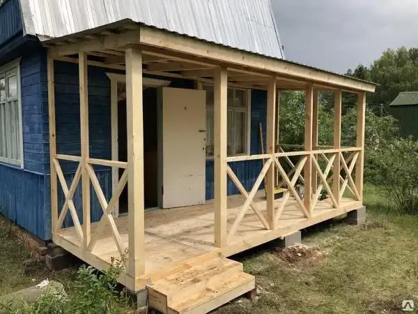 Веранда деревянная 5x2 метра (беседка) - Строительные материалы (Для дома и дачи) в Хабаровск