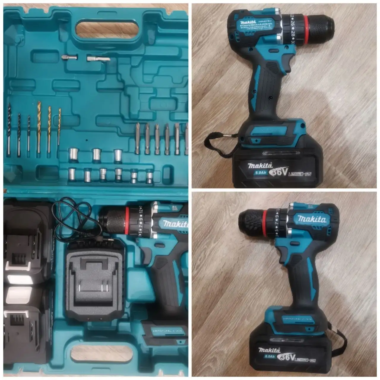 Новый бесщеточный шуруповерт Makita в кейсе - Электроинструмент (Электроника) в Хабаровск
