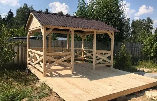 Беседка с подиумом Ерофей 3x6 м - Для дома и дачи в Хабаровск