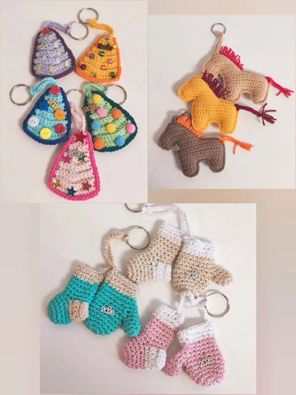 Вязанные подвески-брелки в Хабаровске
