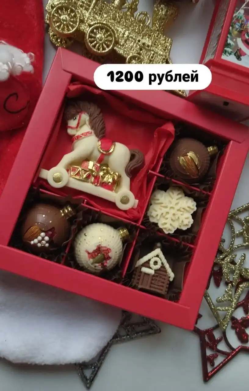 Новогодние подарки из бельгийского шоколада