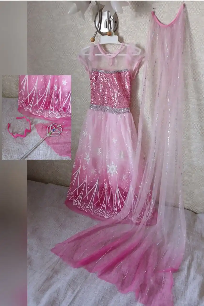 Новогодний костюм Принцессы Дисней для девочки 4-5 лет