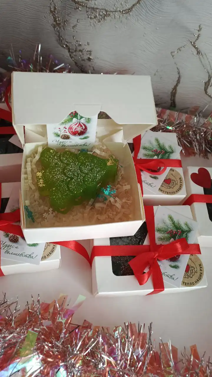 Новогоднее мыло ручной работы в Хабаровске