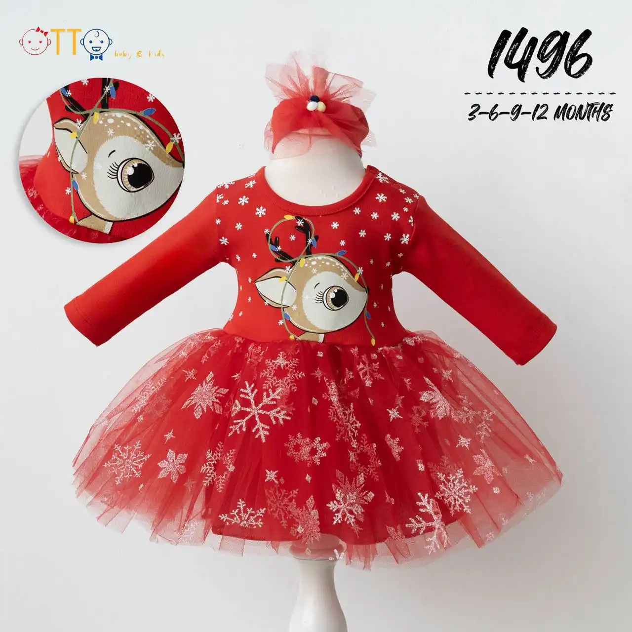 Продам новое платье 74 размера, производство Турция