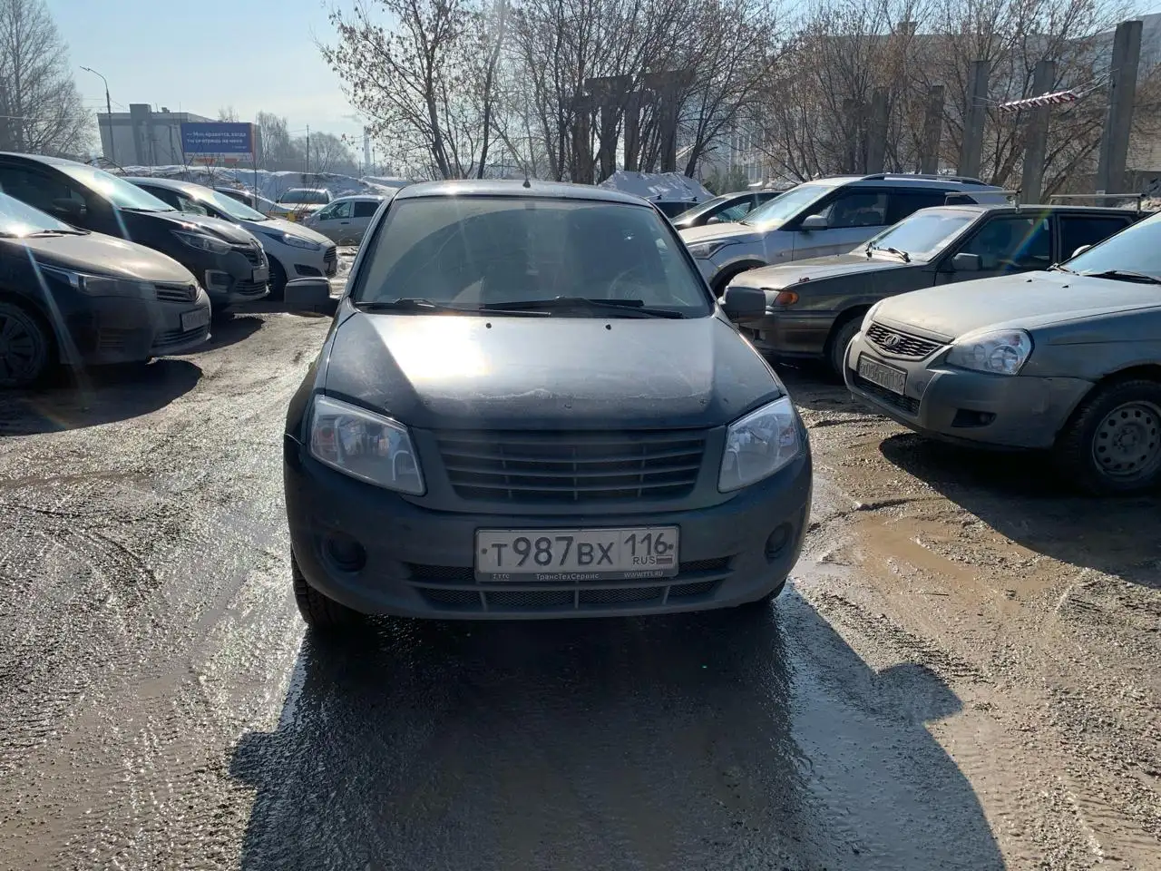 Lada Granta седан черная 2013 года - Легковые автомобили (Авто) в Казань