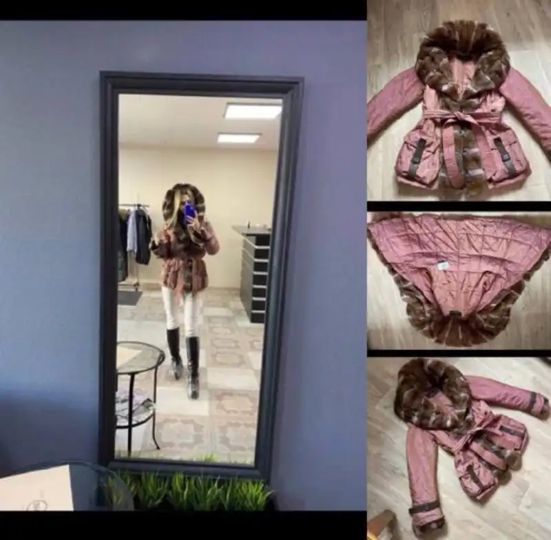 Куртка из натурального меха, Италия, размер 44