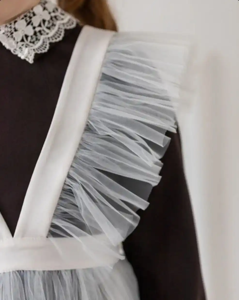 Школьный фартук на выпускной - Школьная форма (Одежда) в Кемерово