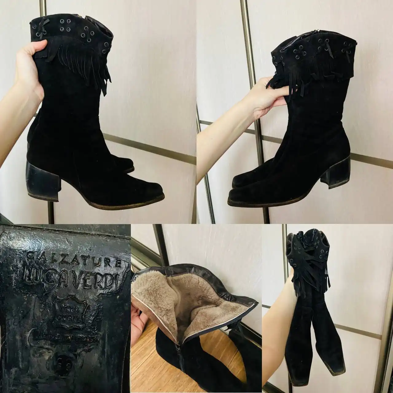 Зимние сапоги казаки натуральные итальянские - Обувь (Одежда) в Кемерово