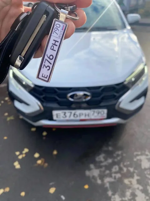 Индивидуальный брелок с гос. номером машины и 3D стикер с фото в подарок - Садоводство в Саратов