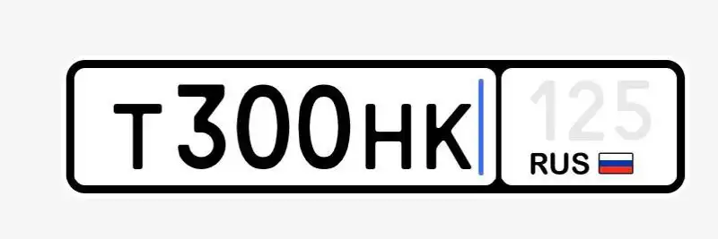 Продажа госномеров (2 шт.) - Т300НК12, Т300НК