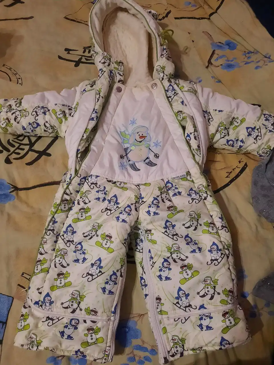 Зимний комбинезон с овчиной