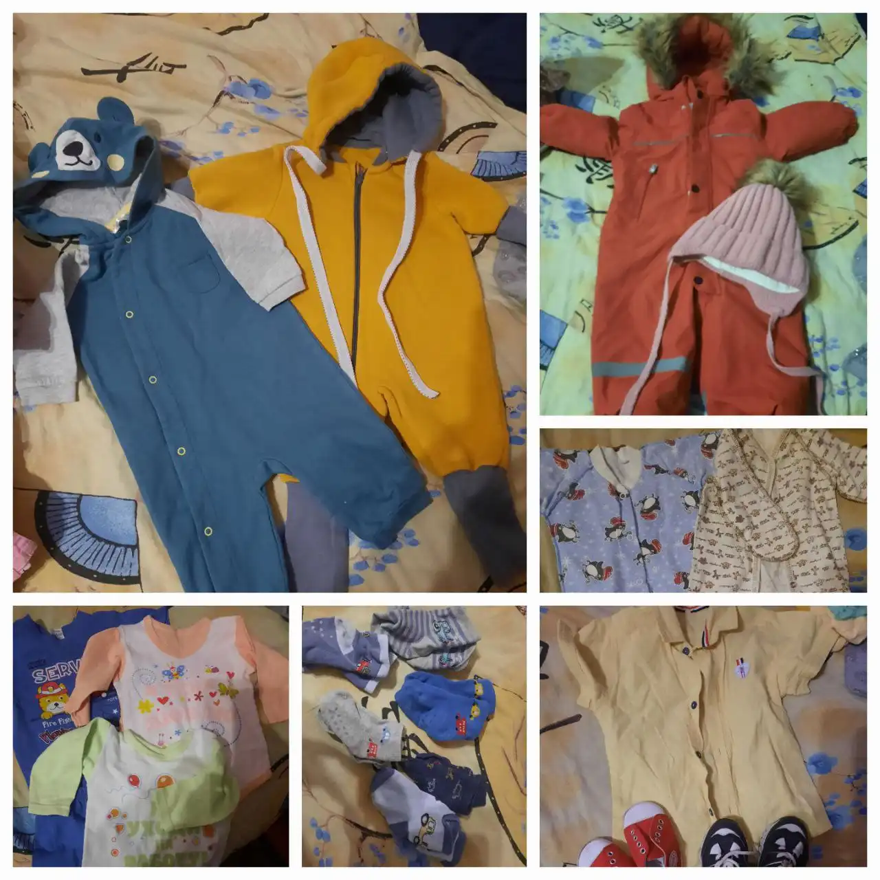 Детские комбинезоны и одежда от 0 до года