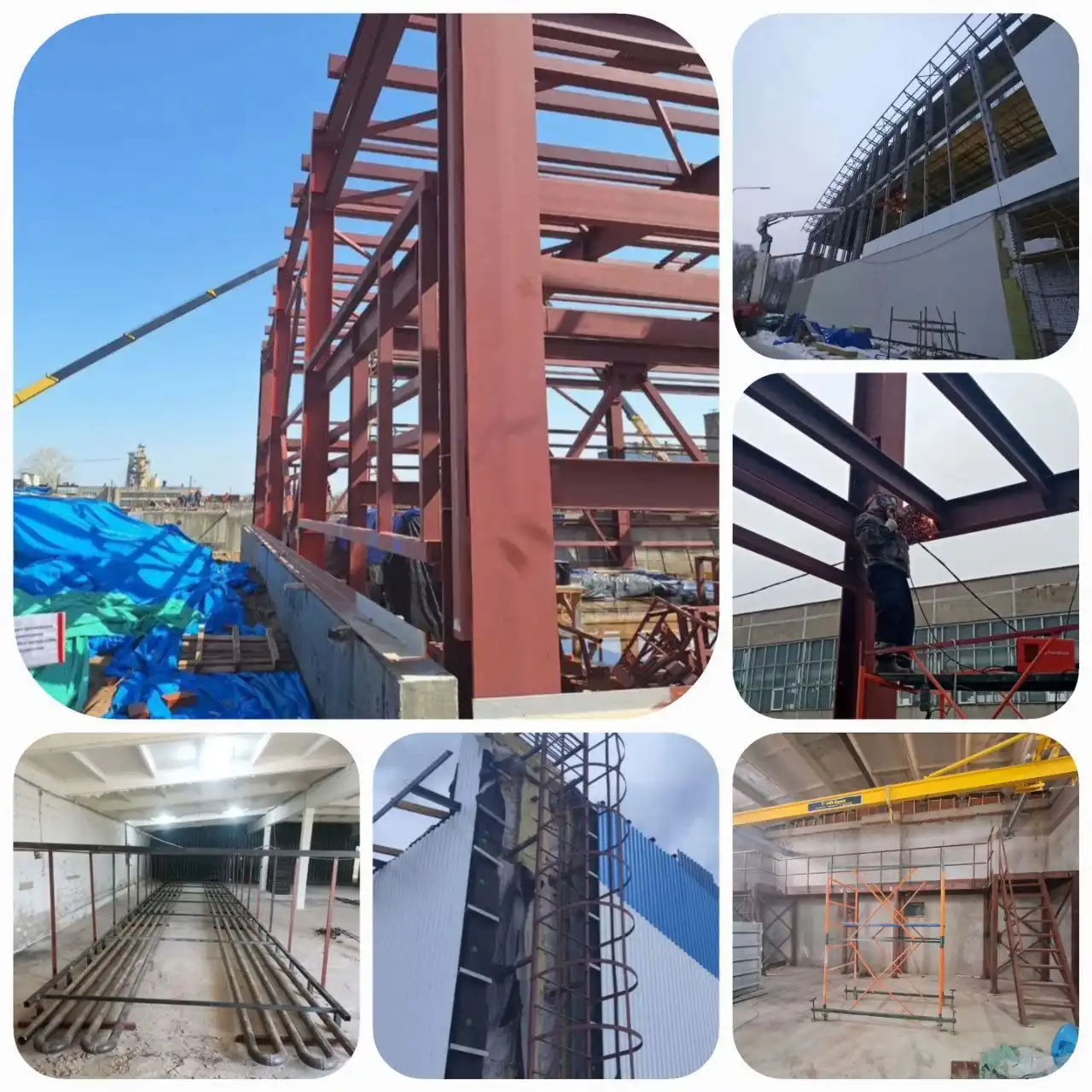 Услуги сварки и монтажа металлоконструкций